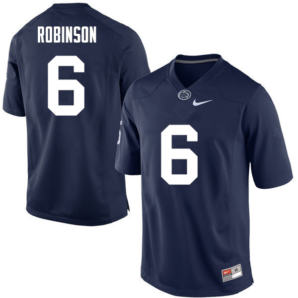 NCAA Nike Men's Penn State Nittany Lions Andre Robinson #6 College Football Authentic Navy Stitched Jersey HBB1798XR